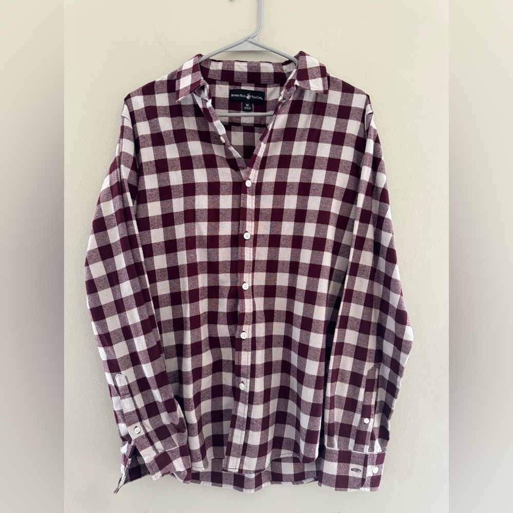 🌟NWOT Men’s Beverly Hills Polo Club Flannel!